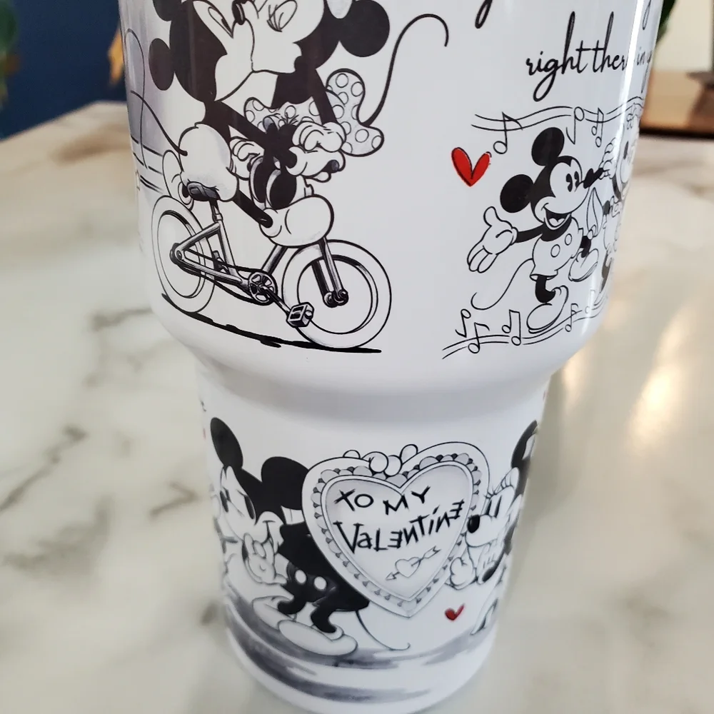 Mickey & Minnie Mouse Life is Better with you by my side 40oz Traveler Tumbler